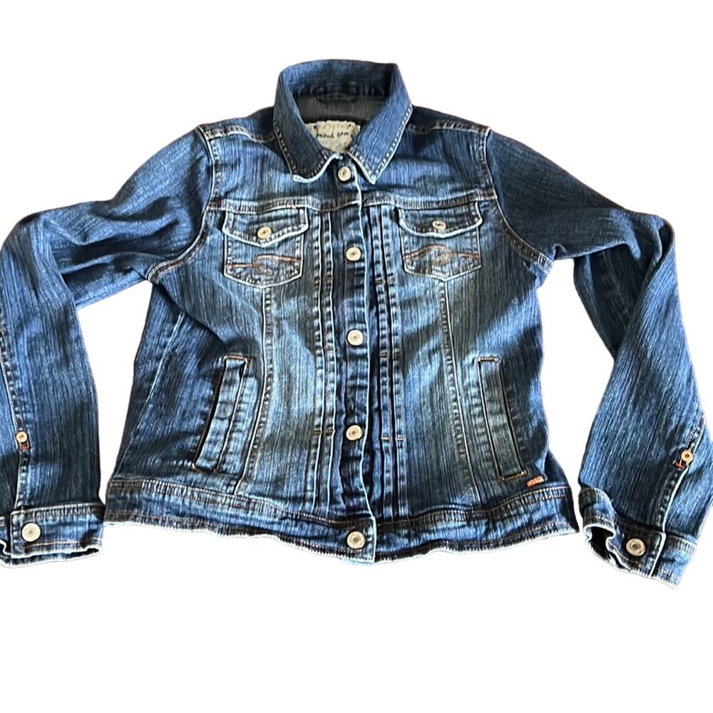 Limited Too Girls Medium  Blue Denim Jean Jacket Classic Styling Y2K